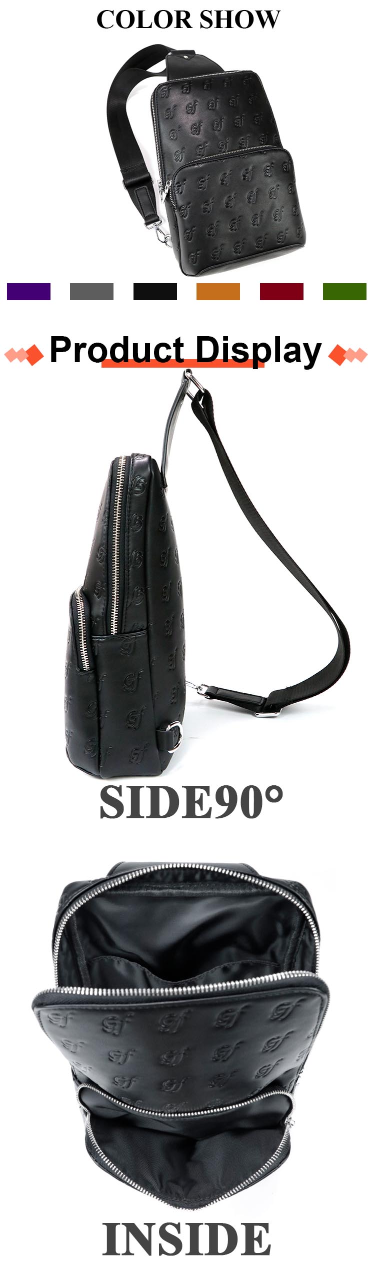 men's chest bag sport