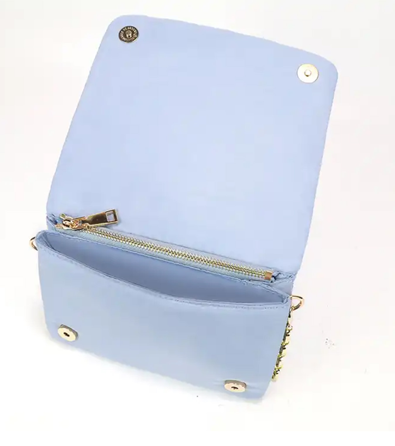 Light blue crossbody bag