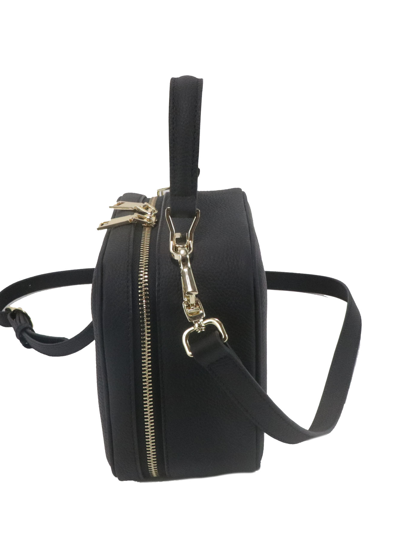 Fashionable large capacity luxury black crossbody bag