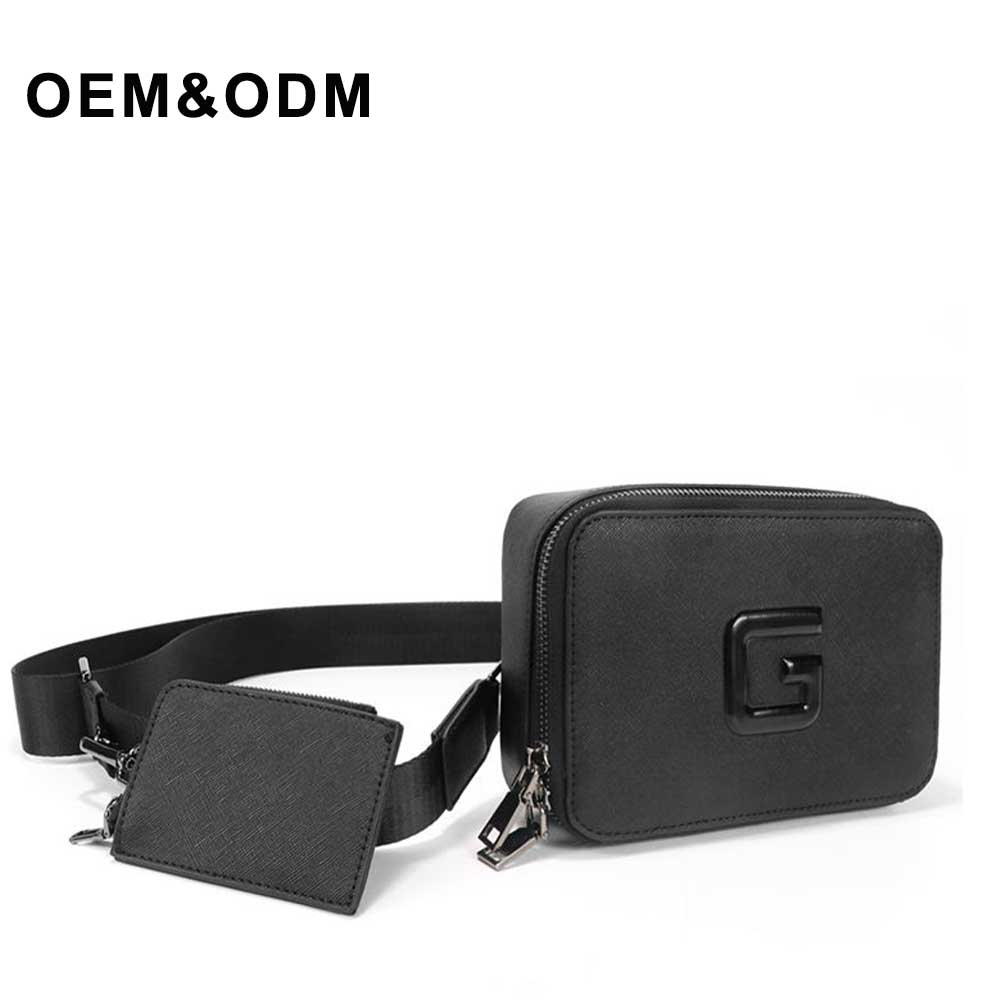 solid  color new chest bag men's fashion messenger bag boys water