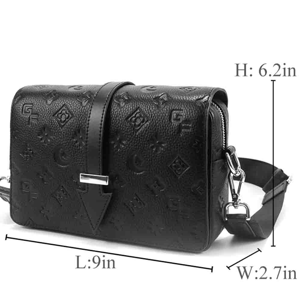 Leather men's handbag