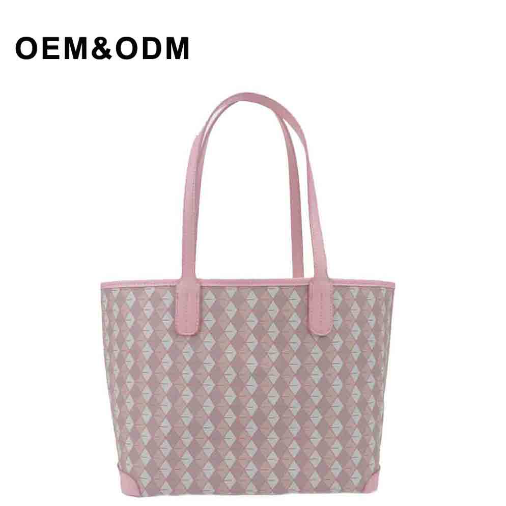 Square pink bag