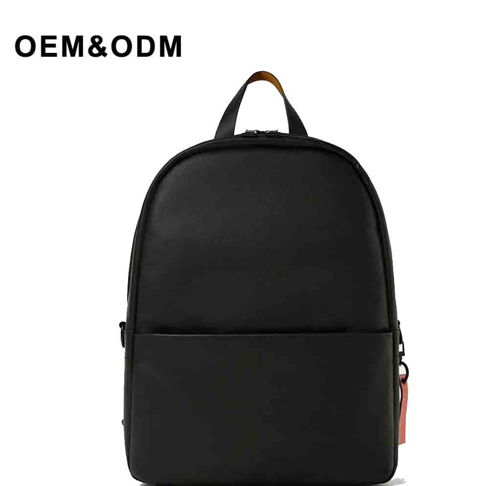 Large capacity black backpack