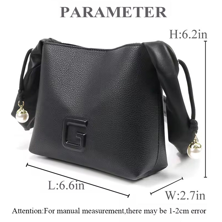 Drawstring handbag for women