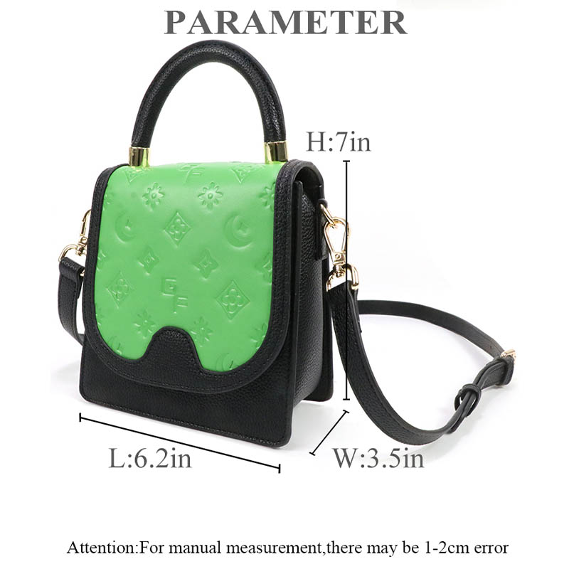 PU leather soft mini handbag for women